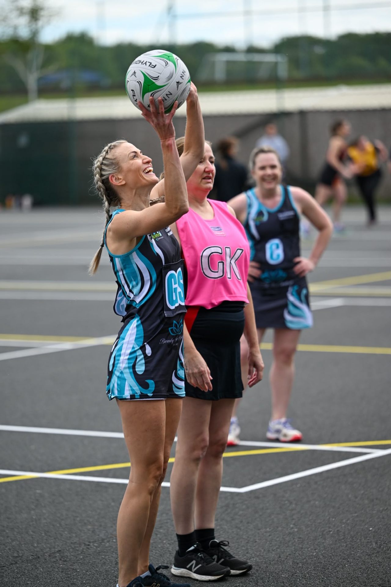 Northampton Netball match action