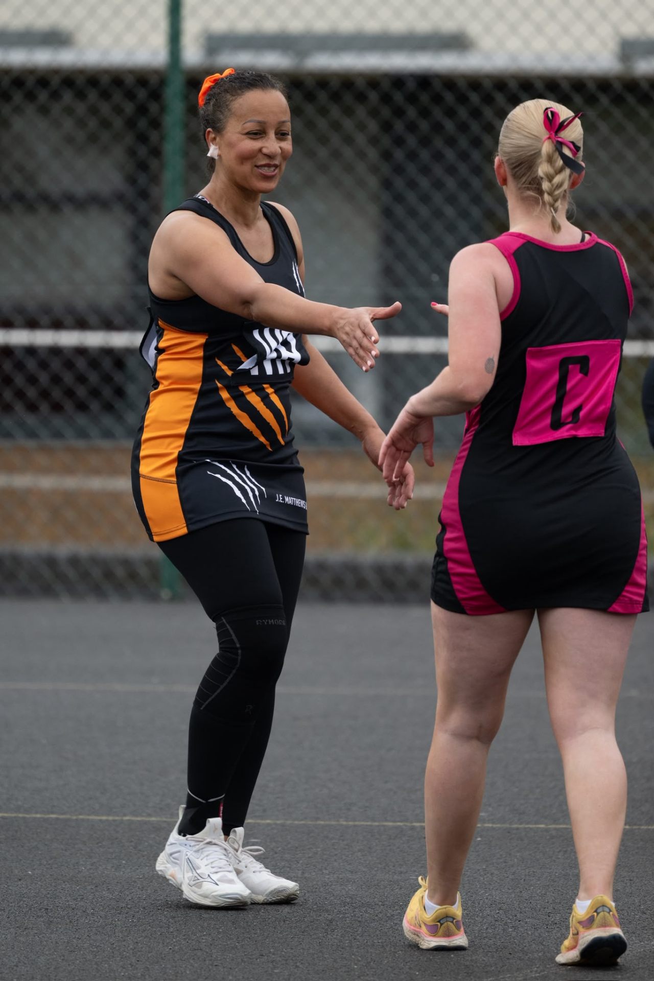 Northampton Netball match action